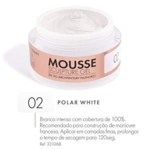 mousse gel Polar white