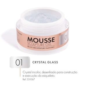 mousse gel crystal glass