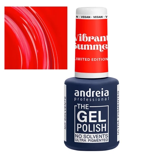 Verniz de gel Andreia "Coleção Vibrant Summer" VS1