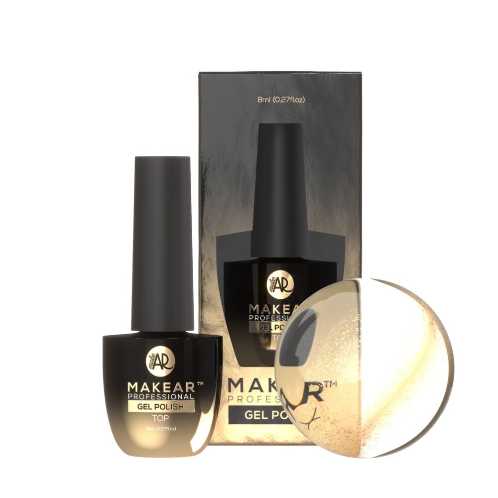Makear - Top No Wipe Cat Eye Gold 8ml