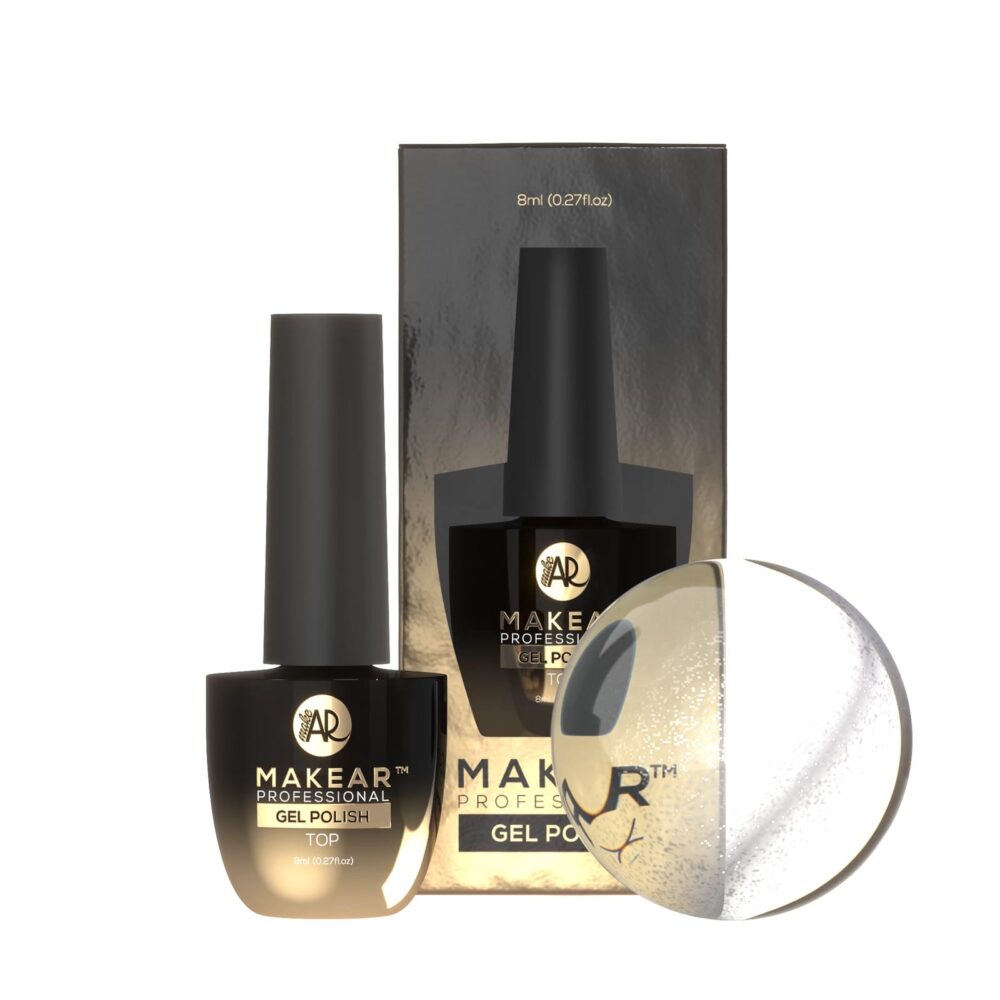 Makear - Top No Wipe Cat Eye Silver 8ml