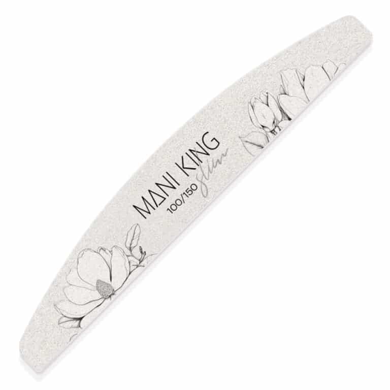 MANI KING - Lima profissional Meia Lua Slim - Coleção FLORA - 100/150